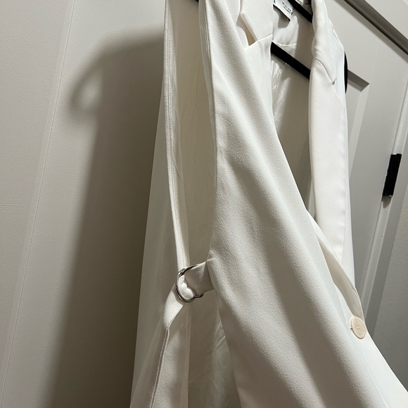 Zara Elegant White Blazer Vest - Picture 2 of 3